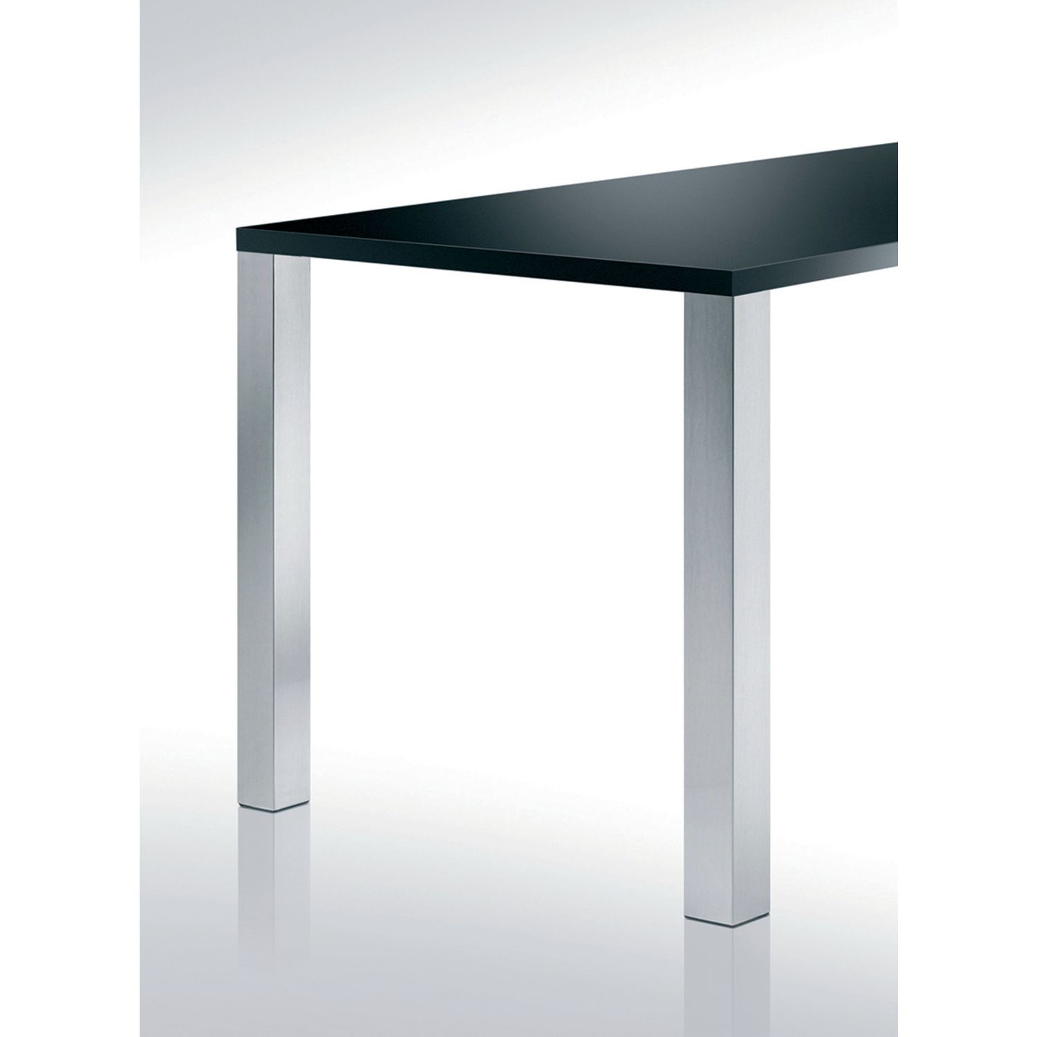 PATA DE MESA S645 80X80 H705 NEGRO MATE