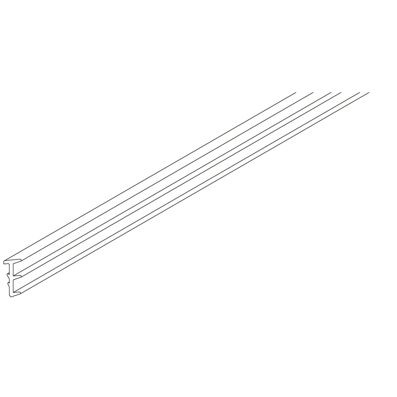 PERFIL IMPERMEABILIZANTE PLAST NEGRO RLX