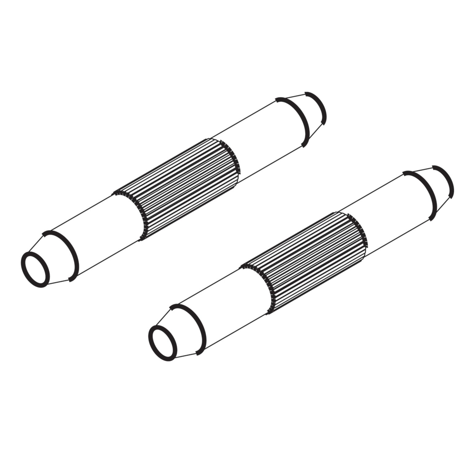 F/RAIL CONNECTOR STUD RLT SET OF 2