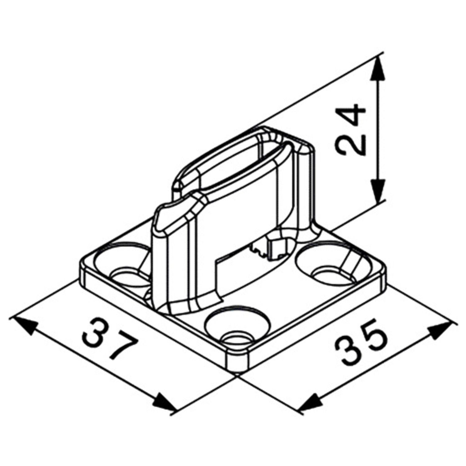 GUÍA INFERIOR AUTOAJUSTABLE JUNIOR