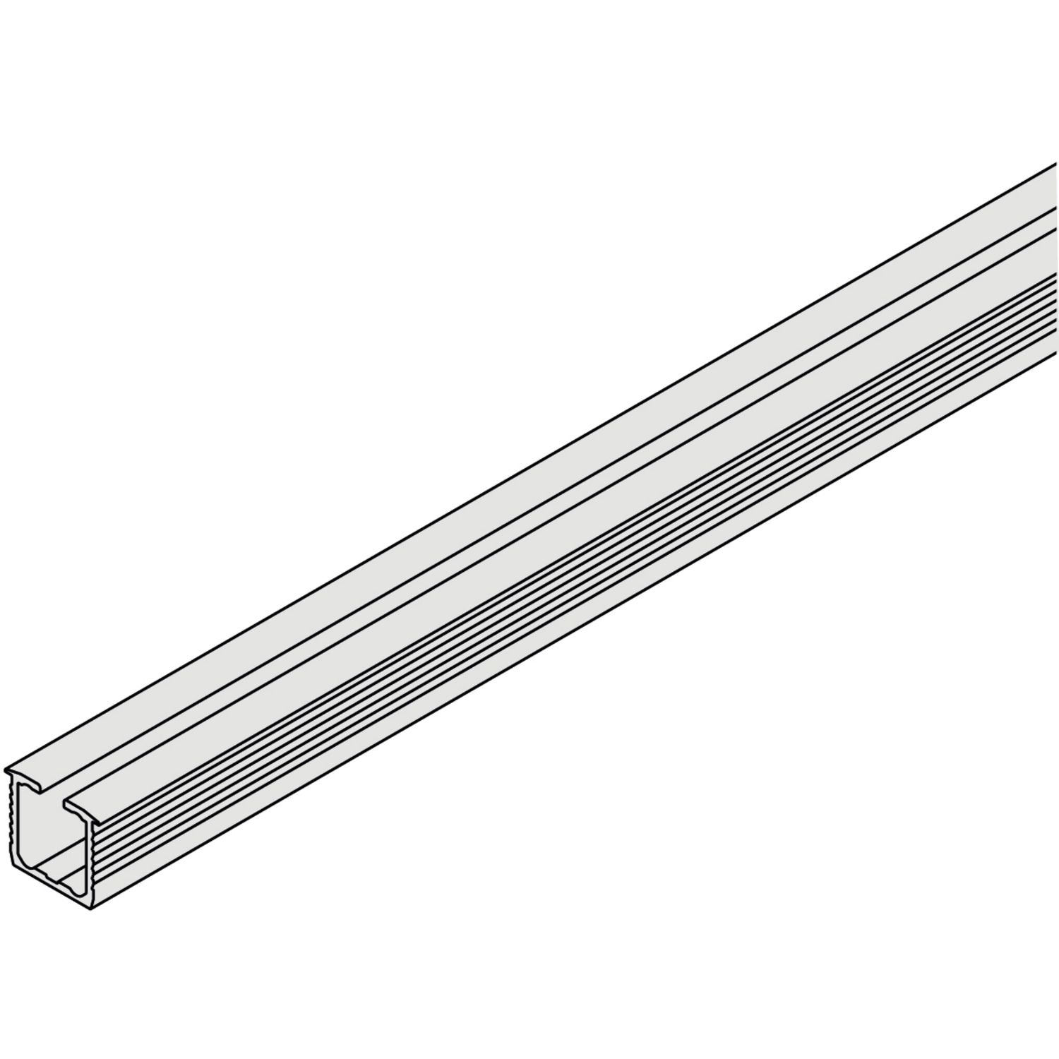 RLT ALUMINIO CARRIL SIMPLE REGAL A 250MM