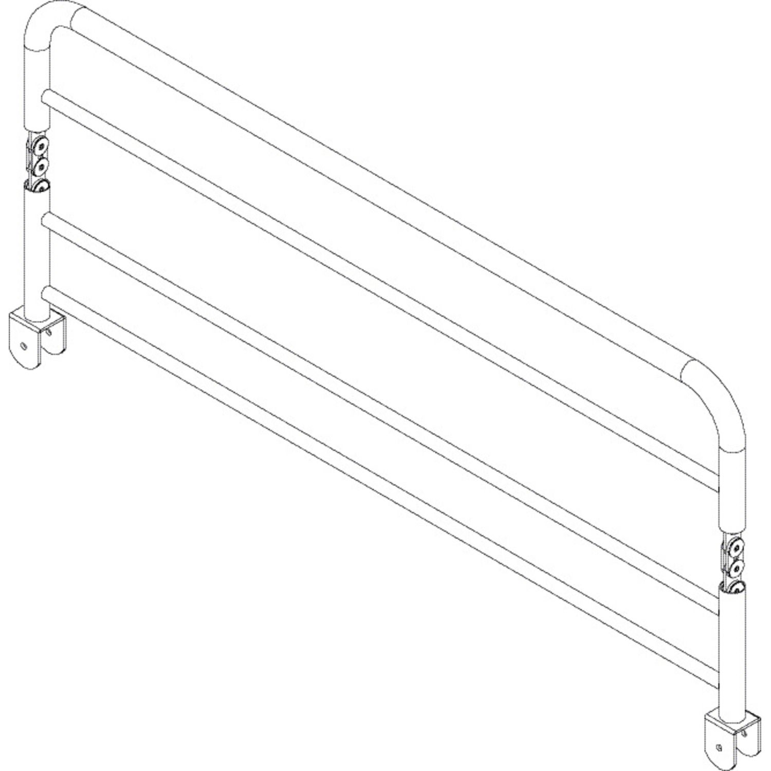 BARANDILLA DE CAMA PLEGABLE SILVY
