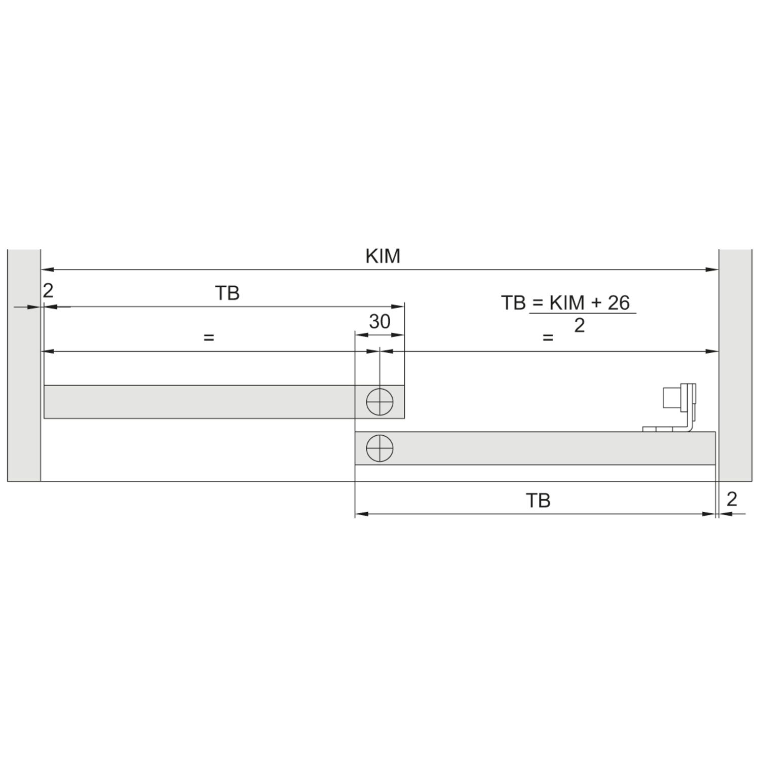 HARDWARE CLIPO 36 HMIS P/1PTE BOIS 36KG