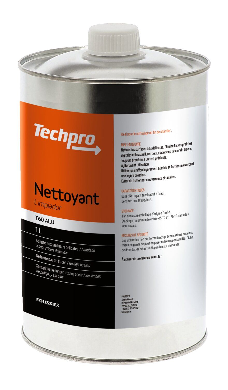 LIMPIADOR POWER TECHPRO 1L PVC T10