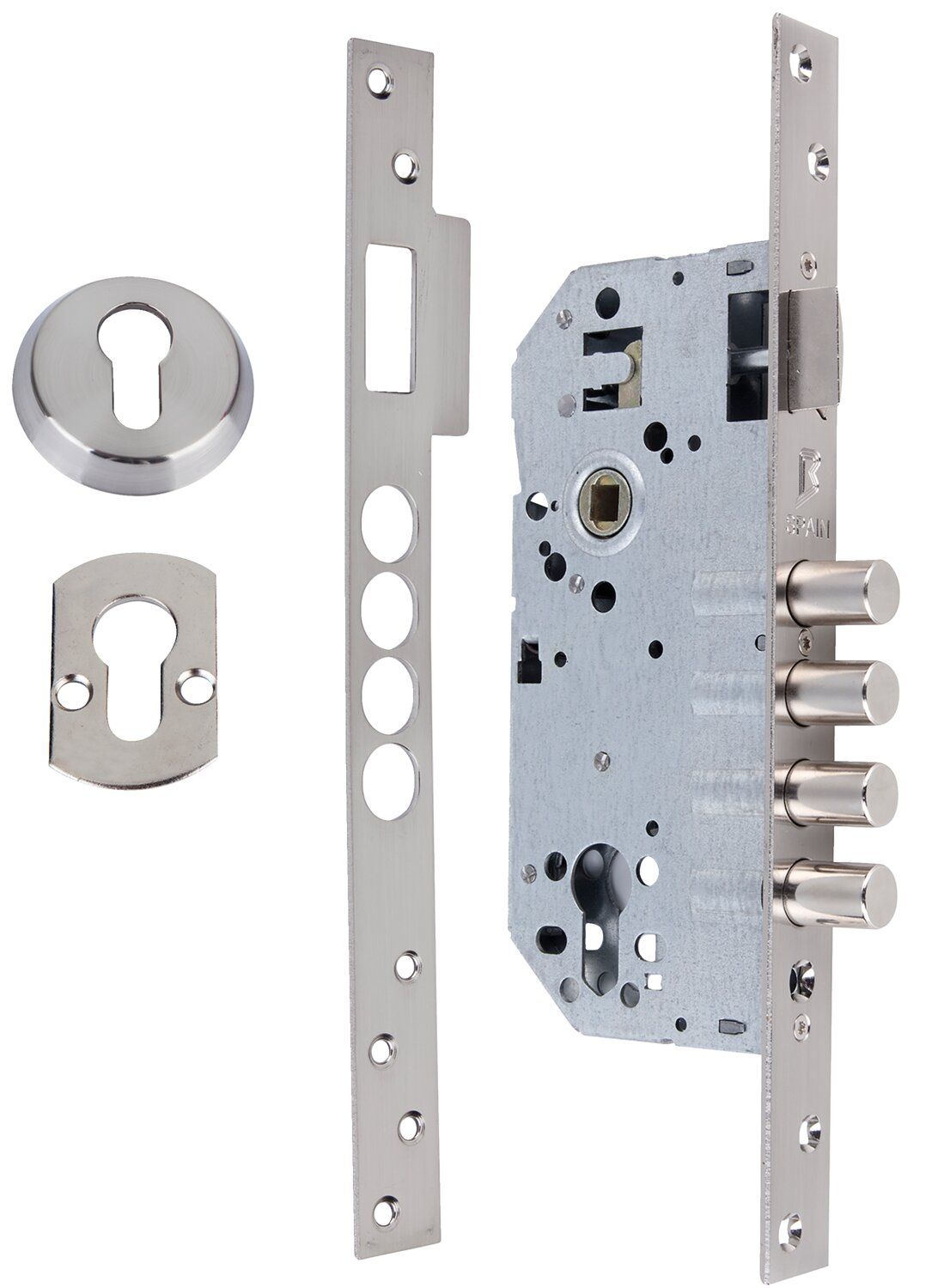 CERRADURA DE SEGURIDAD TE REDONDA NIQUEL