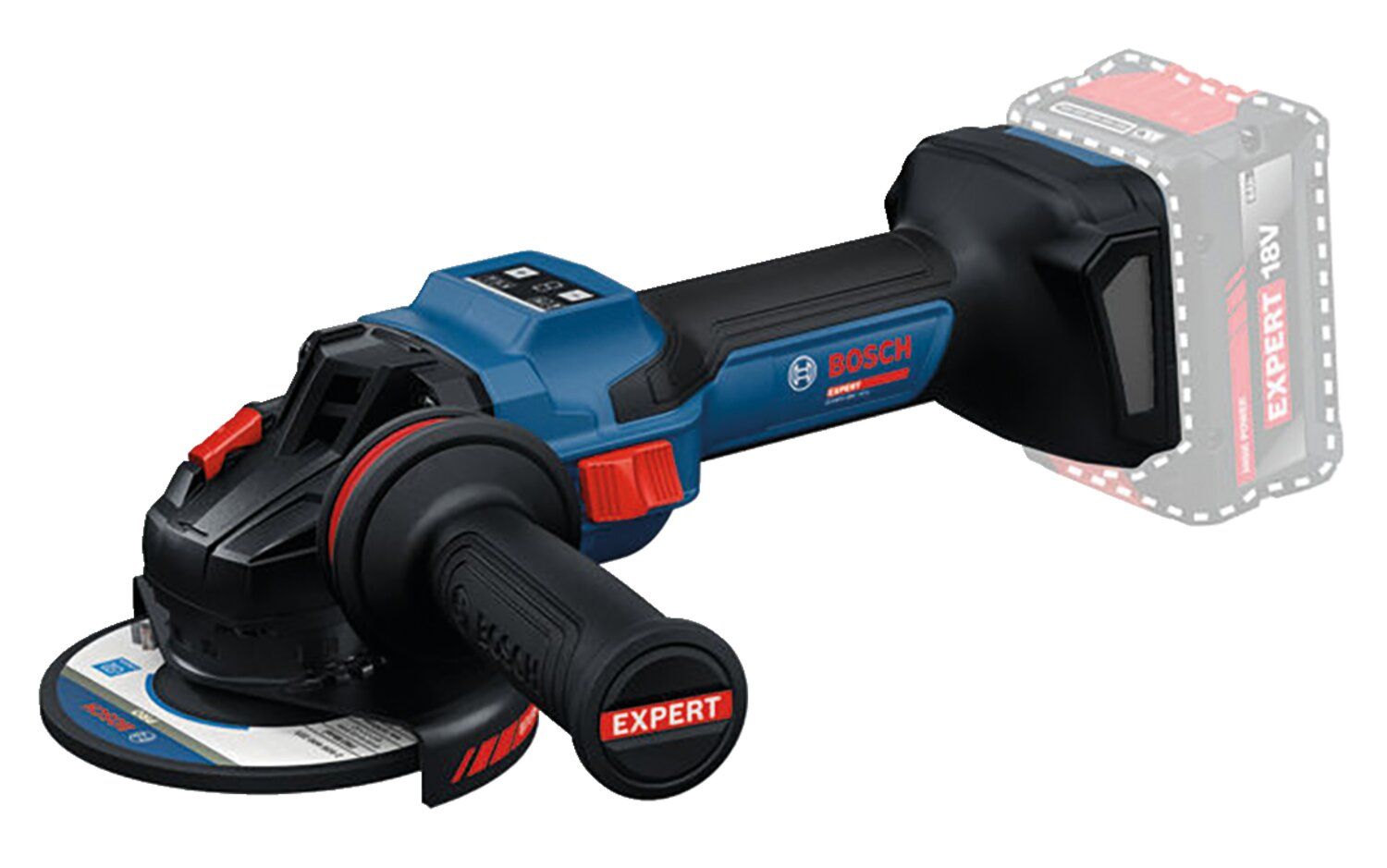 AMOLADORA 125MM EXWS18V-15S SOLO