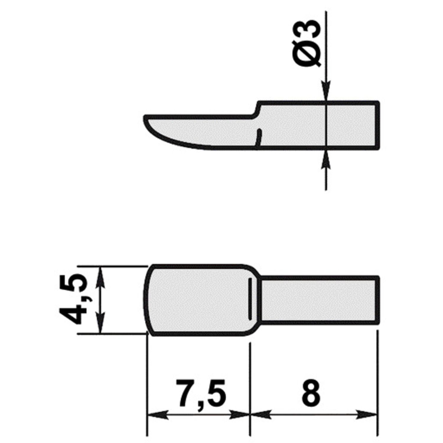 Grapa de radio Cornamusa