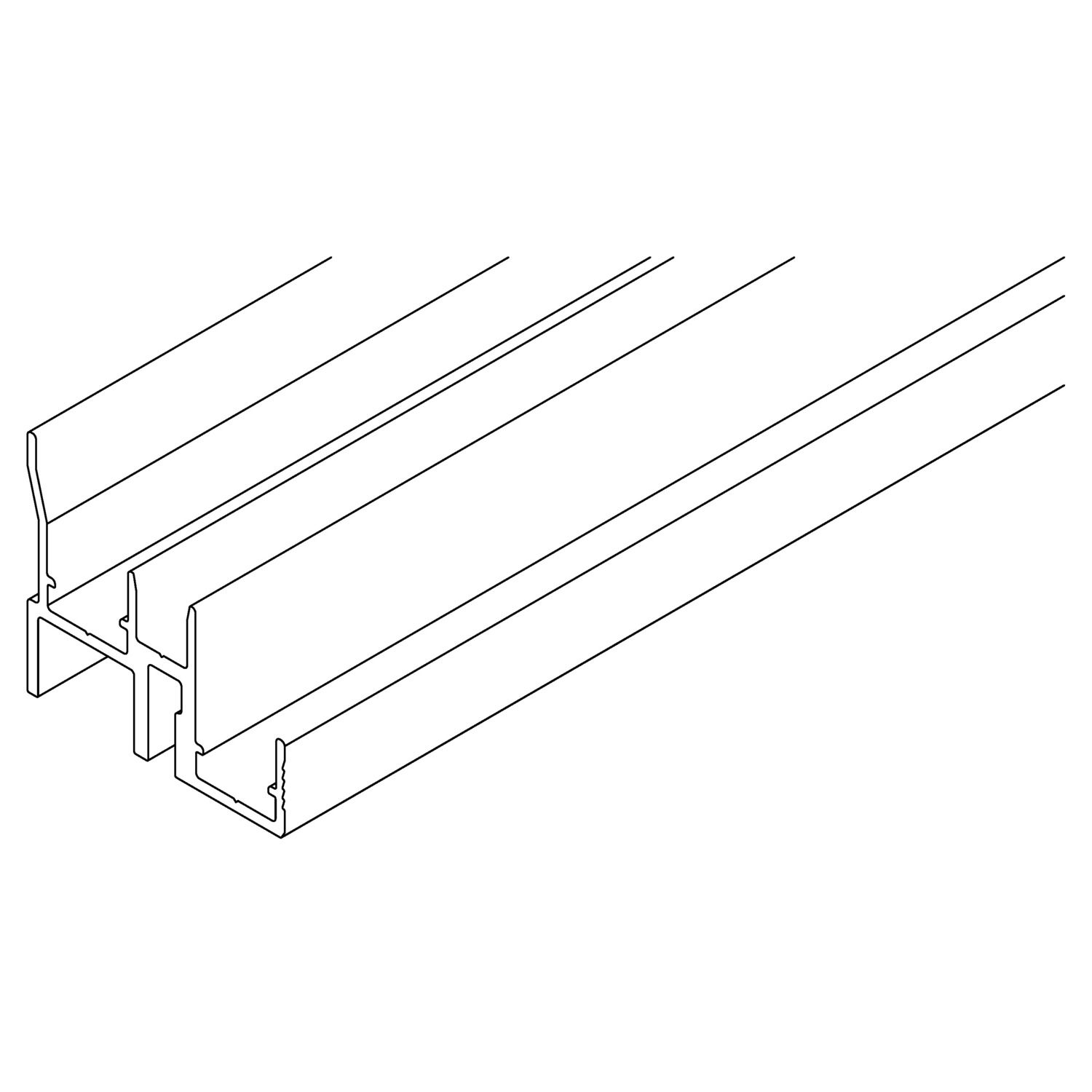 Hawa Combino 50 H FS guía superior doble