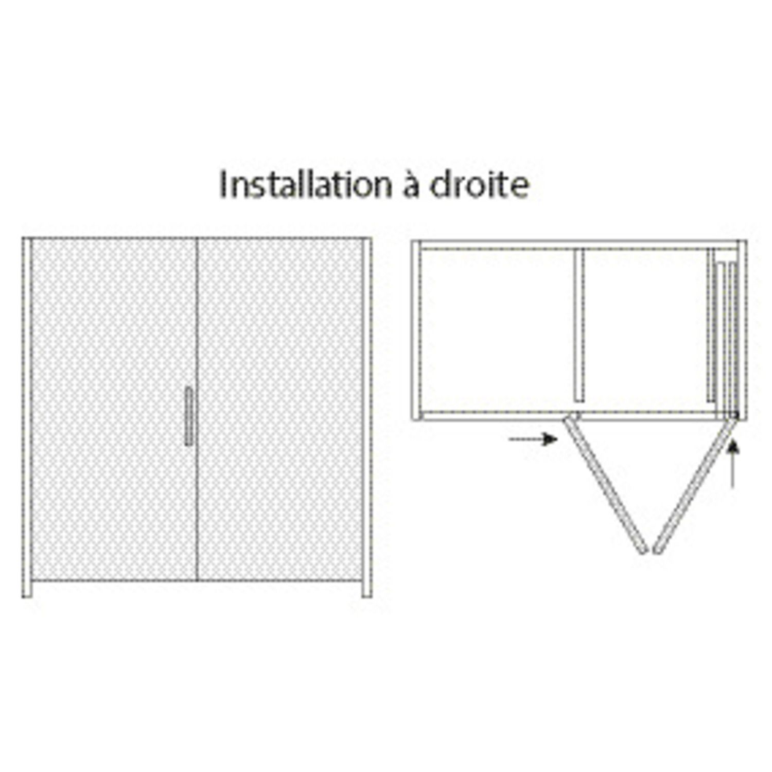 Juego de puertas plegables de madera Hawa concepta 25 Para alturas de hoja: de 1.250 a 1.850 mm