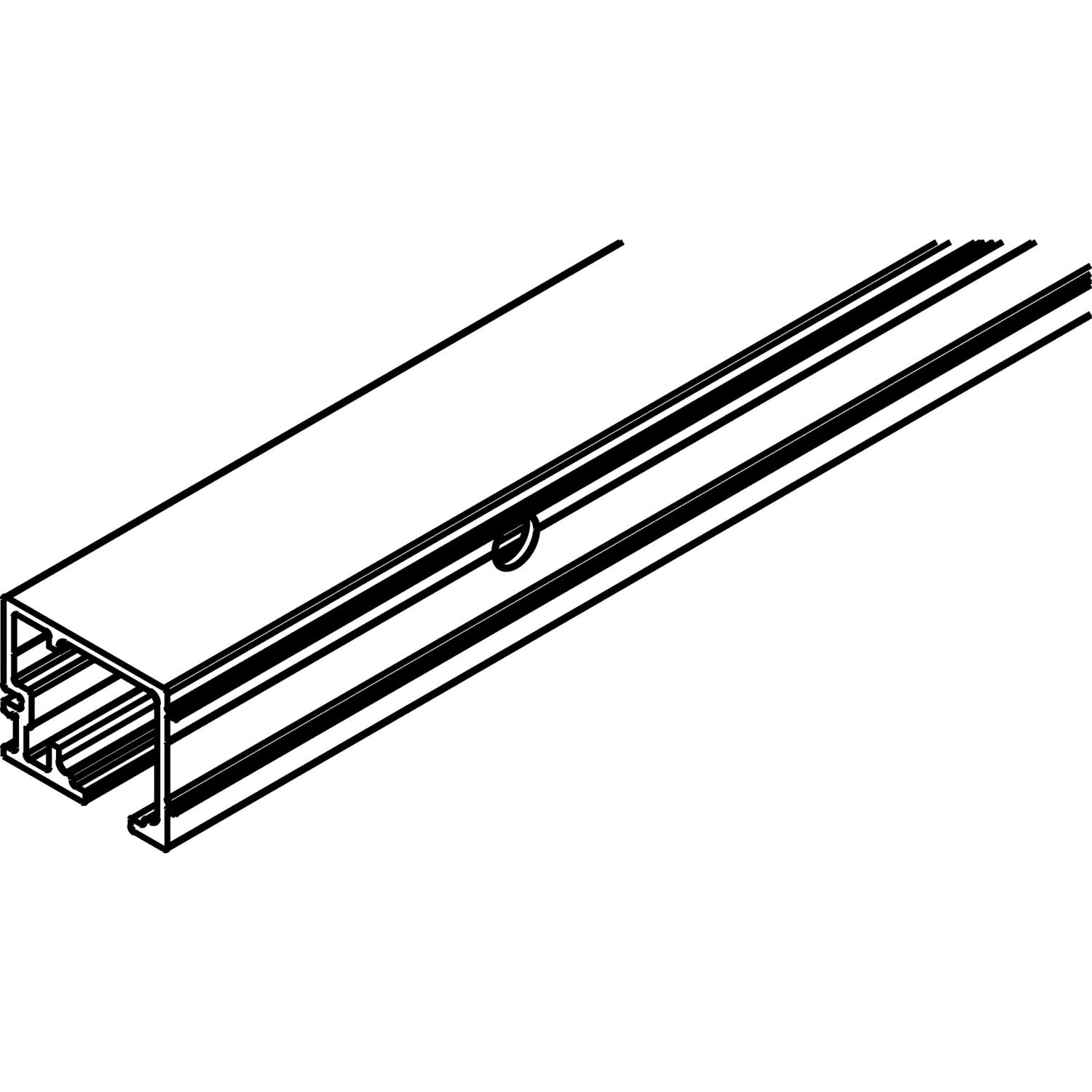 Raíl para montaje en pared HAWA Junior 80/100 Para Hawa Junior 80/100 B y Z