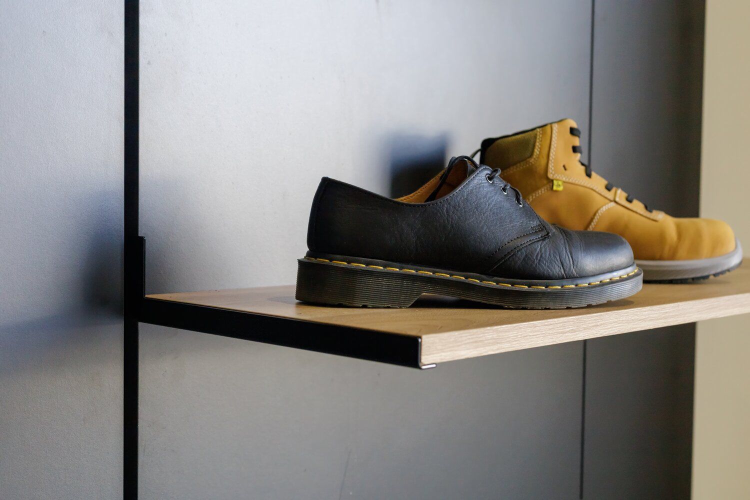 Par de soportes de estantería Par de soportes de estantería de madera