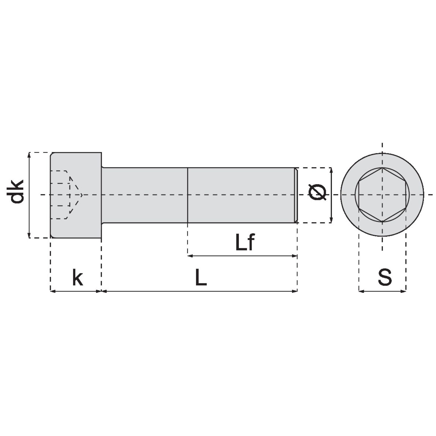 Tornillos de cabeza cilíndrica Acero galvanizado blanco clase 8.8