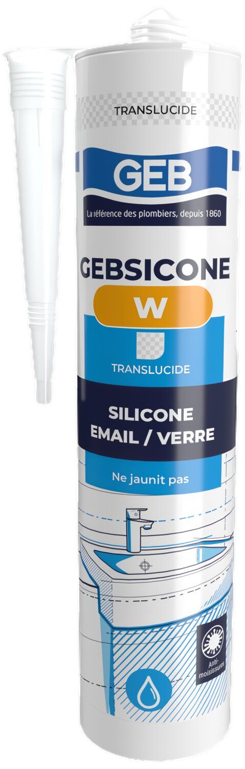 Gebsicone W sellador sanitario acético Cartucho