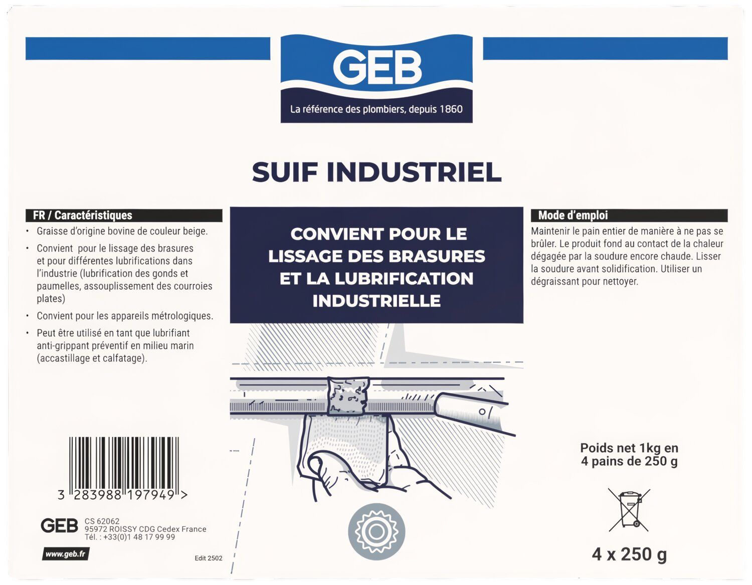 SEBO INDUSTRIAL 4X250GR