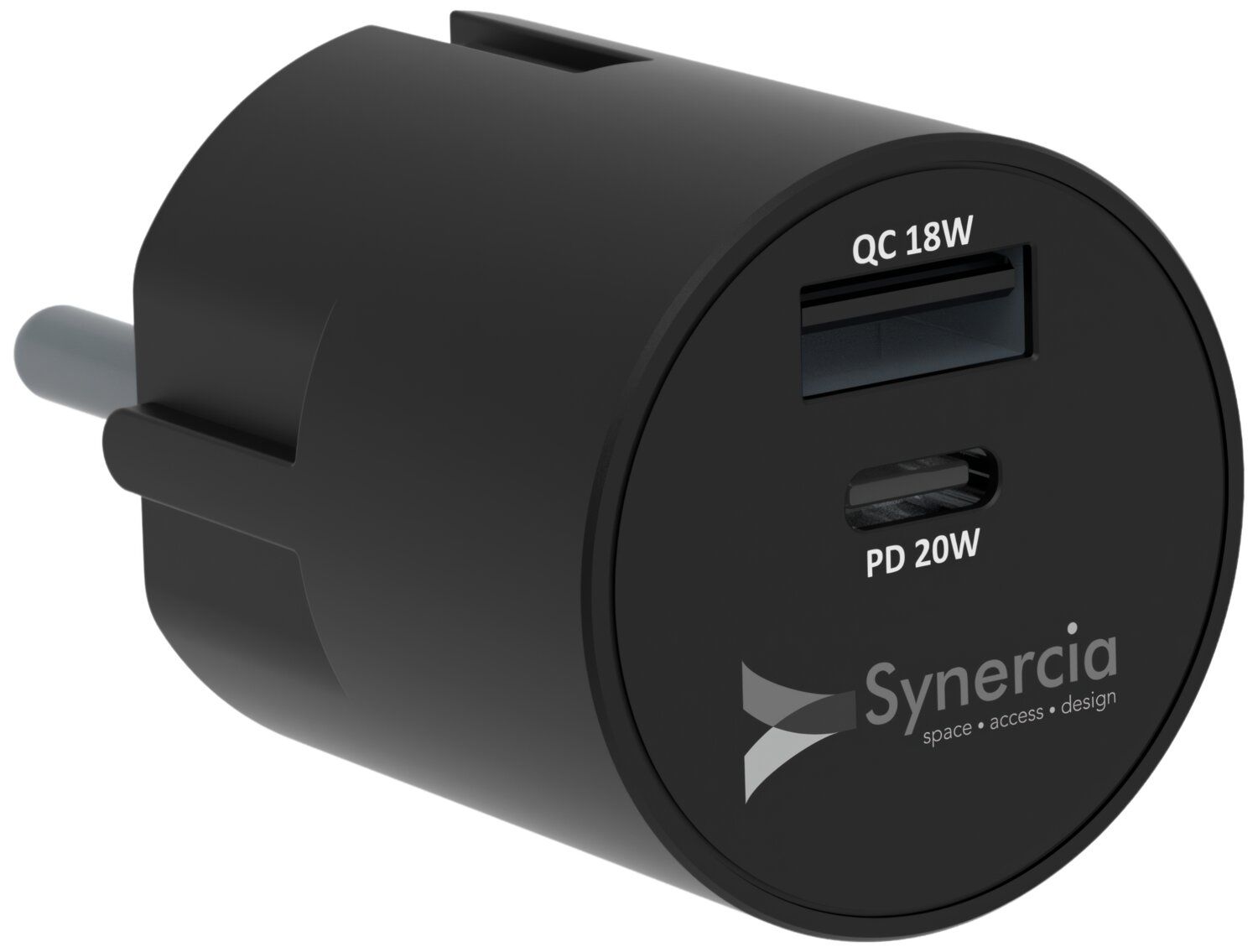 ADAPTADOR DE CORRIENTE USB A+C SIN CABLE